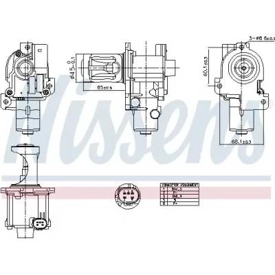 NISSENS AGR ventil ** FIRST FIT ** NIS 98216