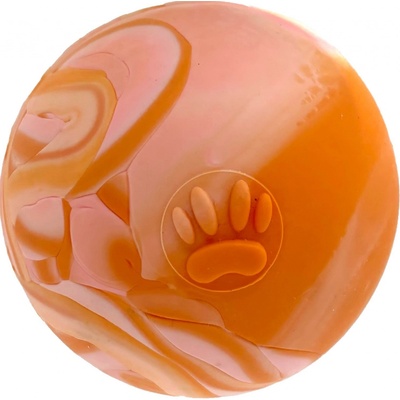 Sumplast balónek žíhaný 6 cm oranžová