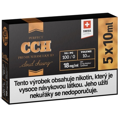 JustVape nikotinový booster CCH VG100 18mg 5x10ml – Zboží Mobilmania