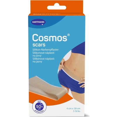 Cosmos Scars silikonové náplasti na jizvy 4 x 30 cm 5 ks