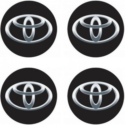 Samolepky živicové 3D TOYOTA 4ks AutoZulu