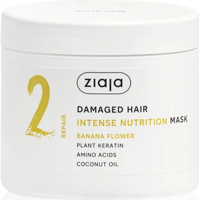 Ziaja Plant Essentials Banana Flower подхранваща маска за коса за увредена коса 350ml