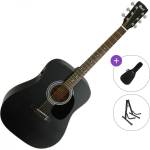 Cort AF510E Standard SET Black Satin Електро-акустична китара Дреднаут