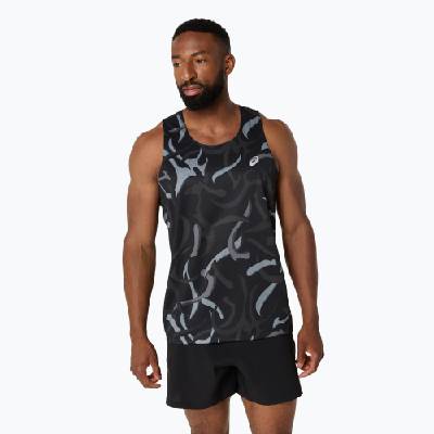 Мъжки потник за бягане ASICS Road All Over Print Singlet performance black