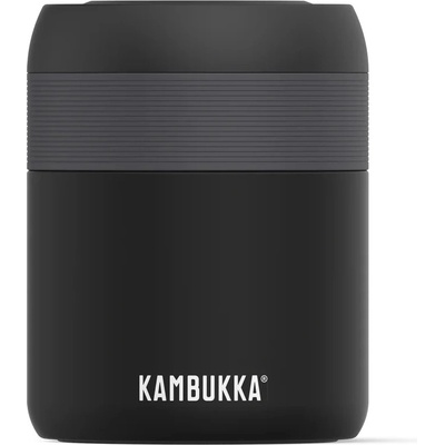 Kambukka Термос контейнер BORA 600 мл, матово черен, неръждаема стомана, Kambukka (KBMK1106010)