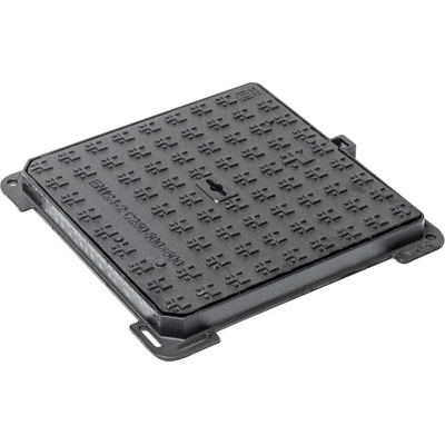 Poklop litinový C250 s rámem pro revizní šachtu, GUTTA 200 x 200, balení 1 ks
