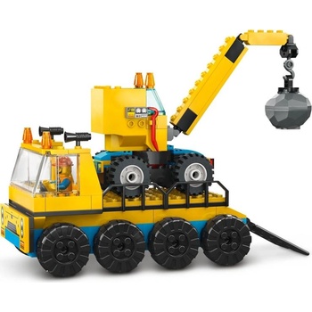 Image 1 of LEGO® City - Construction Trucks and Wrecking Ball Crane (60391)