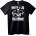 NOONEBRAND Тениска Адикт към Фитнес с Череп - XL, White