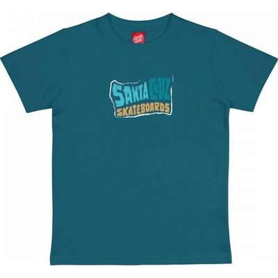 Santa Cruz Youth Ad Rip T-Shirt Deep Sea