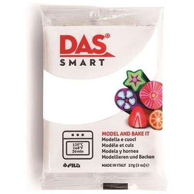 DAS Глина DAS Smart за печене и моделиране 57 г бяла 321001 (321001)