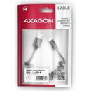 Axagon BUCM-AM20TB TWISTER USB-C USB-A, 1,1m, černý