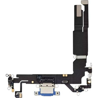 Nabíjecí obvod + Flex kabel iPhone 16 - modrý - aftermarket IPH1685