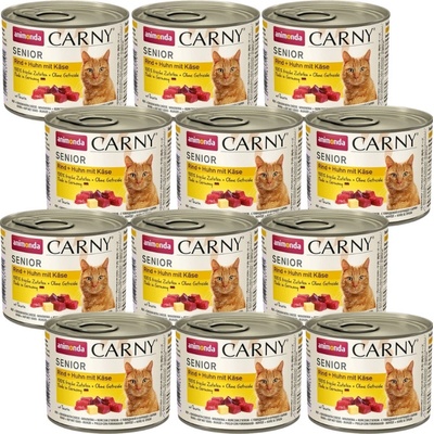 Animonda Carny Senior hovädzie kura a syr 12 x 200 g