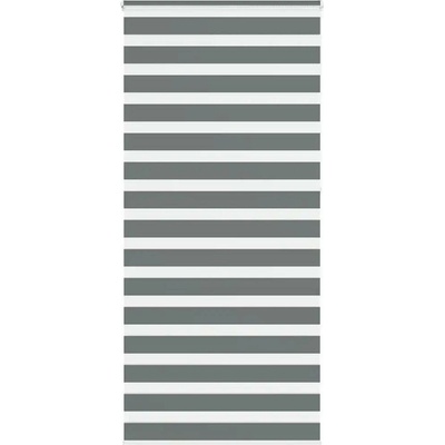 Zebra roleta tmavě šedá 95x230 cm