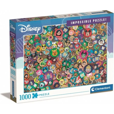 Clementoni - Puzzle Impossible Disney Classic - 1 000 piese