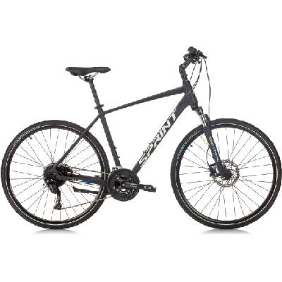 Градски велосипед Sprint - Croxer Plus Man (V1), 28'', 520 mm, черен (BK26SI0203)