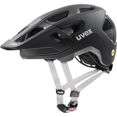 uvex Детска каска за планинско колоездене Uvex Kid's React MIPS Bike helmet - Black Matt - размер 52-56 cm (851-1577-0411)