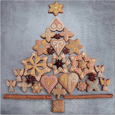 Unipap ubrousek P vánoční SDL019100 33x33cm