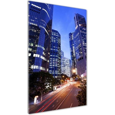 Vertikálny foto obraz sklenený Mrakodrapy 50x100 cm