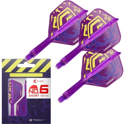 Target K-Flex Luke Littler World Champion, No6 letky a krátke násadky