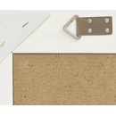 vidaXL Стенно огледало, бароков стил, 60x60 см, бяло (320332)