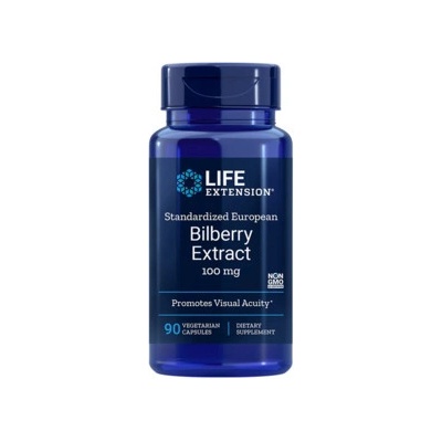 Life Extension Standardized European Bilberry Extract 90 vegetariánska kapsula 100 mg