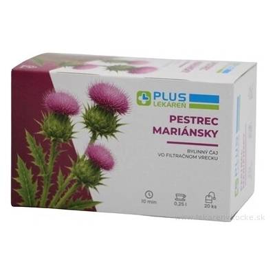 PLUS LEKÁREŇ Ostropestřec mariánský bylinný čaj 20 x 1,5 g