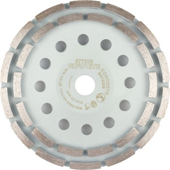 Graphite Kotouč diamantový brusný dvouřadý 180 mm 57T325