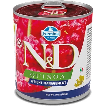 N&D N& D Quinoa Weight Management консерва за кучета - 0.285кг