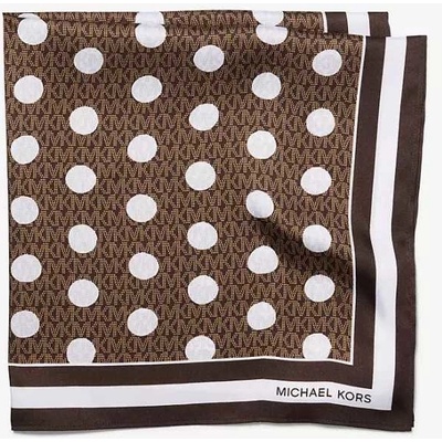 Michale Kors dámský šátek Polka hnědý