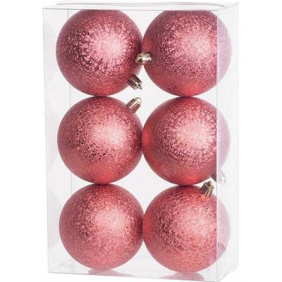Baňky MagicHome červené 8cm 6ks