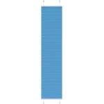 vidaXL Плисирана щора, синя, 40x200 см, ширина на плата 39, 4 см, полиестер (4015199)