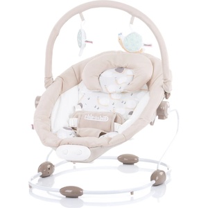 Chipolino Музикален шезлонг Chipolino - Сиеста, Бежов (SHES01904BE)