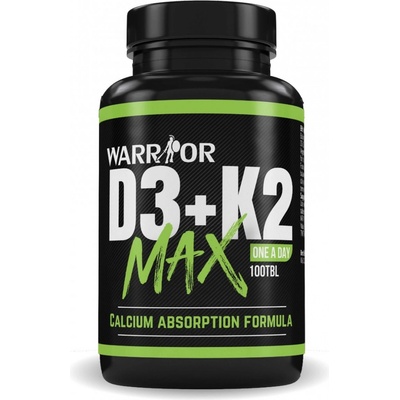 Warrior Vitamin K2+D3 Optimum 100 tabliet