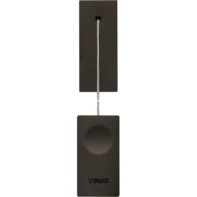 Vimar 30054. G Бутон с корда Linea, 1Р NO/NC 10 A 250 V~ 1M, с копче и кабел 1, 5м, Black, (VM30054.G)