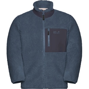 Jack Wolfskin Детско поларено яке Jack Wolfskin Kid's Ice Curl Jacket Fleece jacket - Midnight Sky - размер 176 (EU) (703-7843-0217)