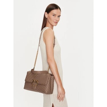 Pinko Love kabelka Lady Puff Big Cl AI 23-24 PLTT 100042 A0GK Beige D01Q