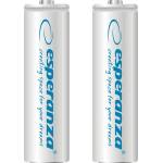 Esperanza Акумулаторна батерия NI-MH AA 2000mAh 2 бр бяла 73328 (EZA103W)