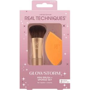 Real Techniques vb Мини четка и гъба glowstorm