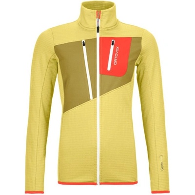 Ortovox Fleece Grid Jacket žltá