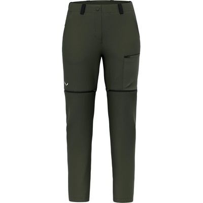 Salewa Дамски панталон със свалящи крачоли Salewa Women's Puez Hemp DST 2/1 Pant Zip-off trousers - Dark Olive - размер 40 (EU) (110-1345-0115)