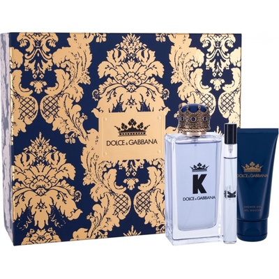 Dolce & Gabbana K EDT 100 ml + sprchový gél 50 ml + EDT 10 ml darčeková sada