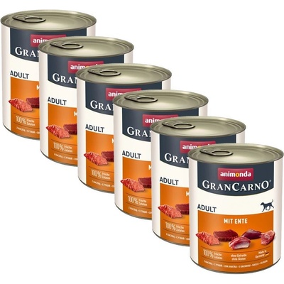 Animonda Gran Carno Original Adult bravčové a kačica 6 x 800 g