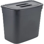 HORECANO HOME-Кош за отпадъци за окачване с капак АНТРАЦИТ 27.9x16.7xh21.1cm (07110A) (017388)