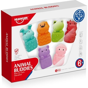Felyx Toys Huanger Сензорни Животни за Тактилна Стимулация 6 бр