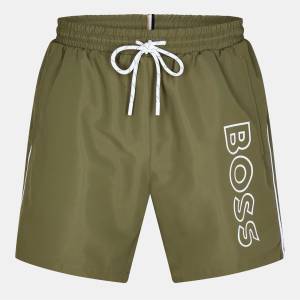 HUGO BOSS Бански гащета Boss Mens BOSS Swim Shorts with Logo Detail (Stormfish) - Olive 251