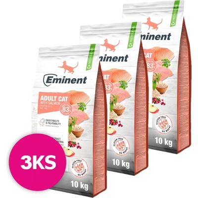 EMINENT Cat Adult Salmon 3 x 10 kg