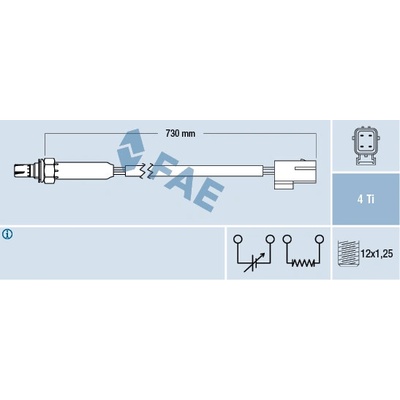 Lambda sonda FAE 77185