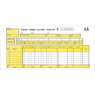 Igaz 277 Príjemka-výdajka-prevodka-dodací list (