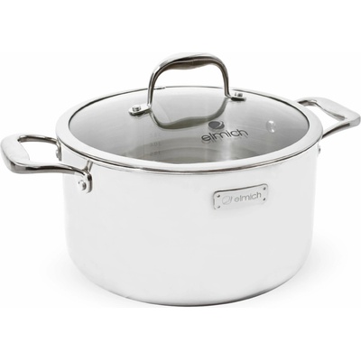Elmich Trojvrstvový nerezový hrniec na indukciu Trimax XS 24 cm 6 l